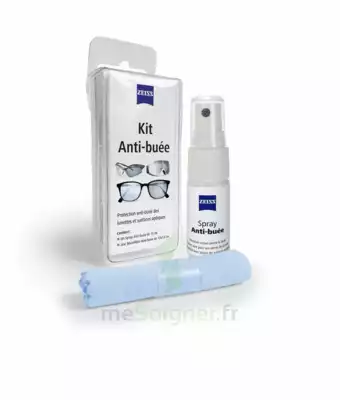 Zeiss Kit Spray Antibuée Fl/15ml + Tissu Microfibres à DAMMARIE-LES-LYS