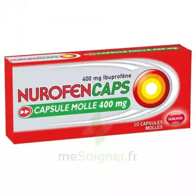 Nurofencaps 400 Mg Caps Molle Plq/10 à DAMMARIE-LES-LYS