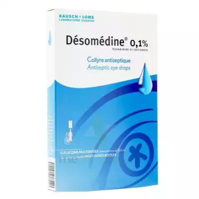 Desomedine 0,1 % Collyre Sol 10fl/0,6ml à DAMMARIE-LES-LYS