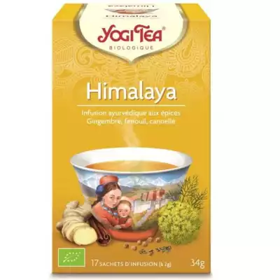 Yogi Tea Tisane Ayurvédique Himalaya Bio 17 Sachets/2g à DAMMARIE-LES-LYS